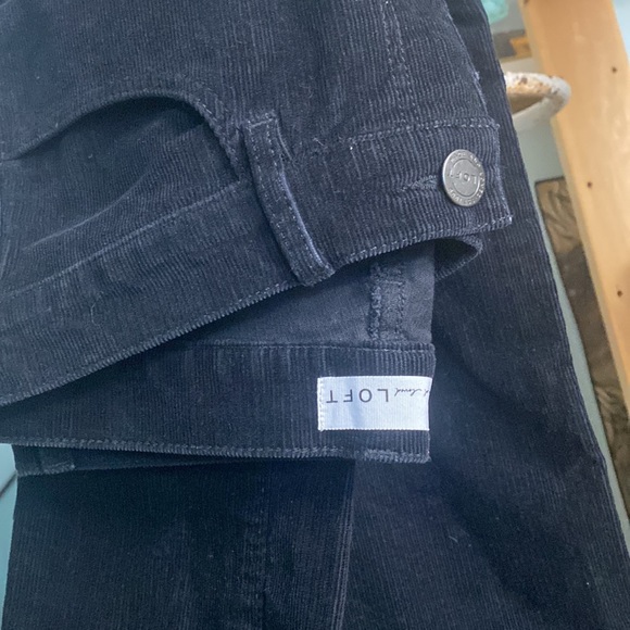 Loft corduroy Black Pants - Picture 2 of 5